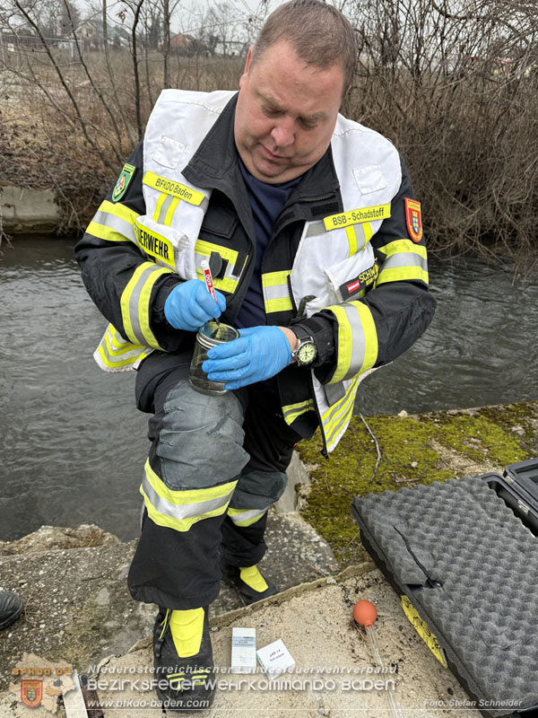 20260130_Rasche Entwarnung bei Gew�sserverunreinigung in der Fischa-Dagnitz  Foto: Stefan Schneider BFKDO BADEN
