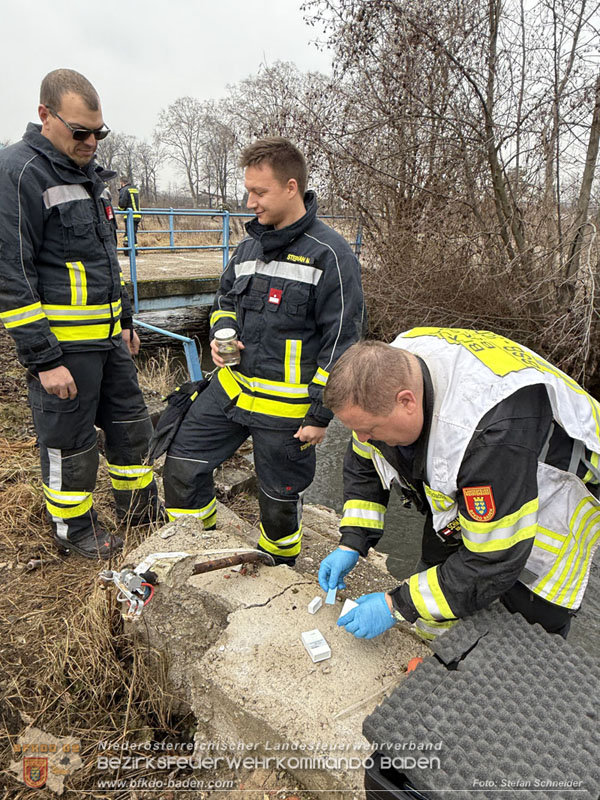 20260130_Rasche Entwarnung bei Gew�sserverunreinigung in der Fischa-Dagnitz  Foto: Stefan Schneider BFKDO BADEN