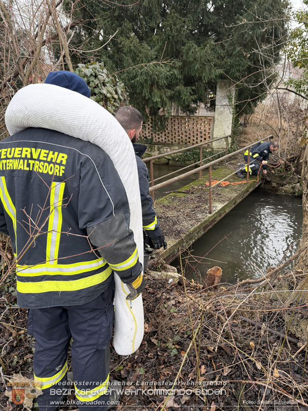 20260130_Rasche Entwarnung bei Gew�sserverunreinigung in der Fischa-Dagnitz  Foto: Stefan Schneider BFKDO BADEN