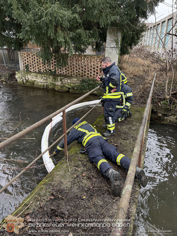 20260130_Rasche Entwarnung bei Gew�sserverunreinigung in der Fischa-Dagnitz  Foto: Stefan Schneider BFKDO BADEN