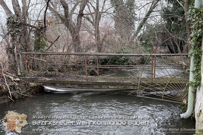 20260130_Rasche Entwarnung bei Gew�sserverunreinigung in der Fischa-Dagnitz  Foto: Stefan Schneider BFKDO BADEN