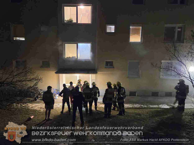 20260201_Kellerbrand in einer Wohnhausanlage in Berndorf Ortsteil Veitsau   Foto: ASB Markus Hackl 