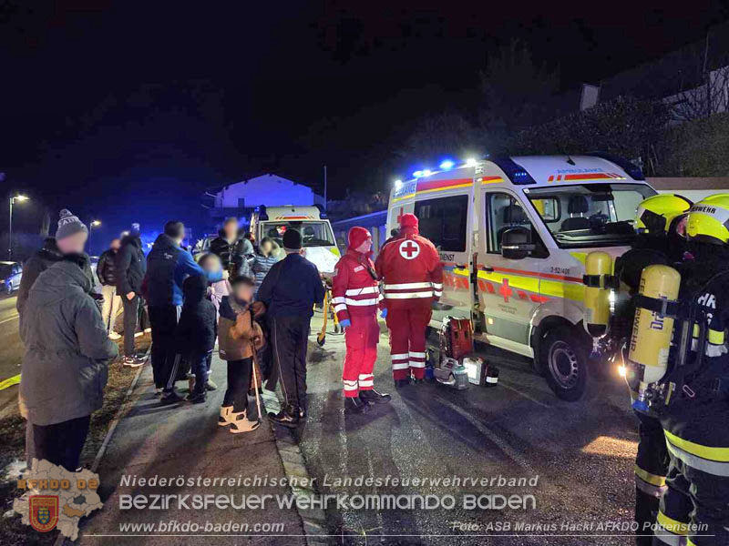 20260201_Kellerbrand in einer Wohnhausanlage in Berndorf Ortsteil Veitsau   Foto: ASB Markus Hackl 