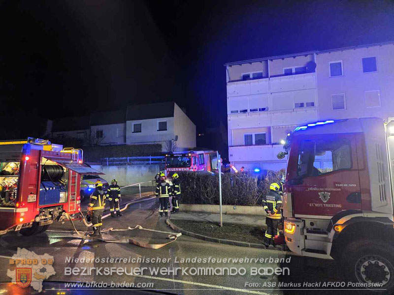 20260201_Kellerbrand in einer Wohnhausanlage in Berndorf Ortsteil Veitsau   Foto: ASB Markus Hackl 