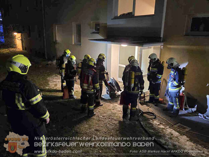 20260201_Kellerbrand in einer Wohnhausanlage in Berndorf Ortsteil Veitsau   Foto: ASB Markus Hackl 
