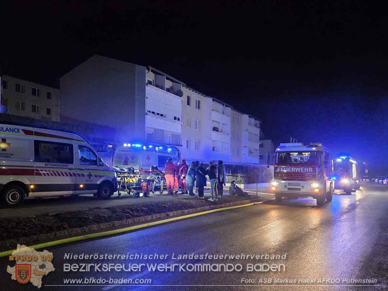 20260201_Kellerbrand in einer Wohnhausanlage in Berndorf Ortsteil Veitsau   Foto: ASB Markus Hackl 