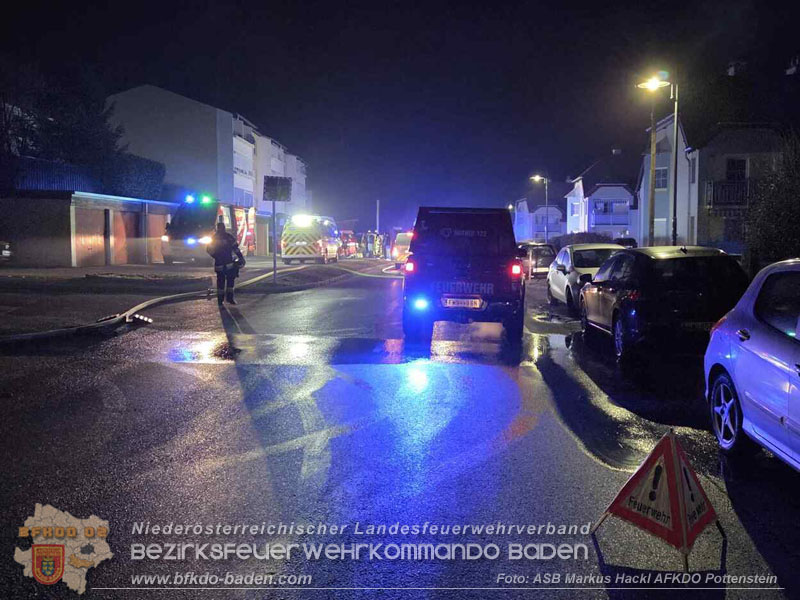 20260201_Kellerbrand in einer Wohnhausanlage in Berndorf Ortsteil Veitsau   Foto: ASB Markus Hackl 