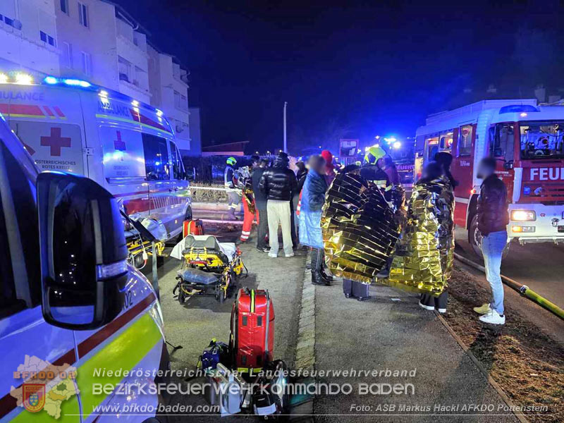 20260201_Kellerbrand in einer Wohnhausanlage in Berndorf Ortsteil Veitsau   Foto: ASB Markus Hackl 