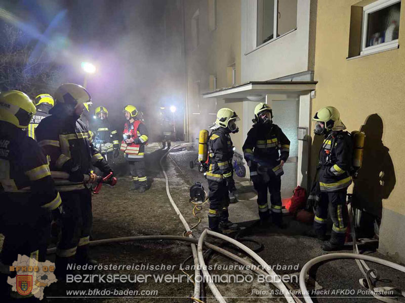 20260201_Kellerbrand in einer Wohnhausanlage in Berndorf Ortsteil Veitsau   Foto: ASB Markus Hackl 