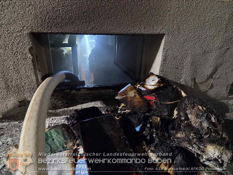 20260201_Kellerbrand in einer Wohnhausanlage in Berndorf Ortsteil Veitsau   Foto: ASB Markus Hackl 