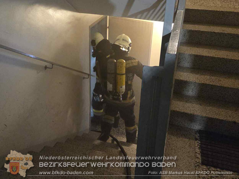 20260201_Kellerbrand in einer Wohnhausanlage in Berndorf Ortsteil Veitsau   Foto: ASB Markus Hackl 