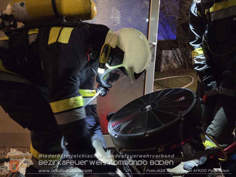 20260201_Kellerbrand in einer Wohnhausanlage in Berndorf Ortsteil Veitsau   Foto: ASB Markus Hackl 