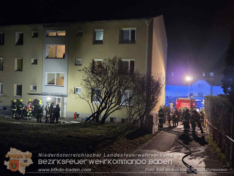 20260201_Kellerbrand in einer Wohnhausanlage in Berndorf Ortsteil Veitsau   Foto: ASB Markus Hackl 