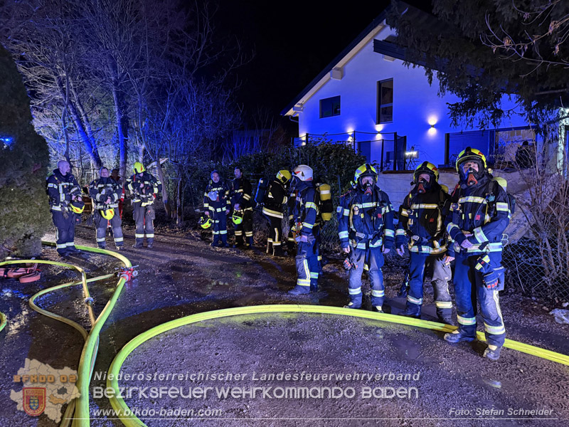 20260225_Wohnhausbrand in Siegenfeld - Familie kann sich ins Freie retten  Foto: Stefan Schneider FF Baden-Stadt