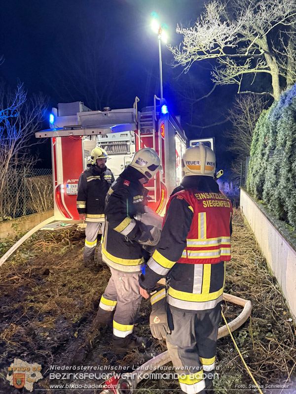 20260225_Wohnhausbrand in Siegenfeld - Familie kann sich ins Freie retten  Foto: Stefan Schneider FF Baden-Stadt