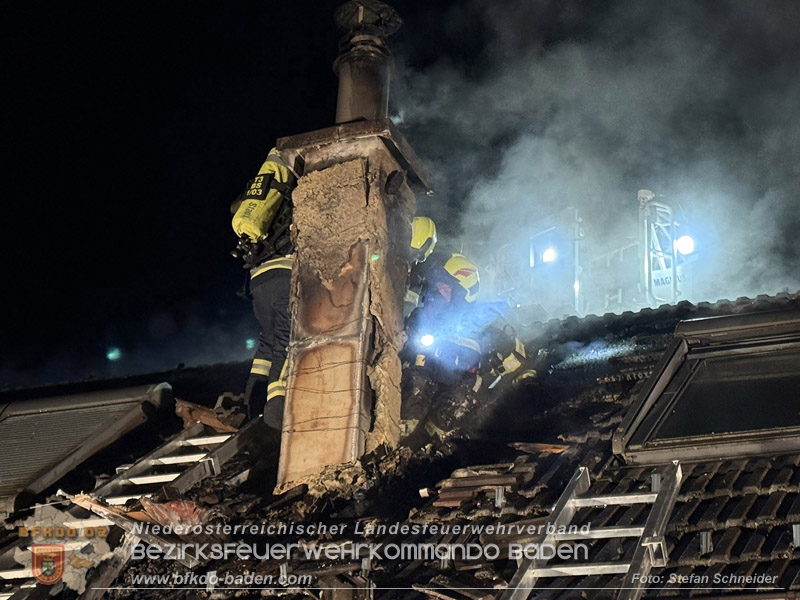 20260225_Wohnhausbrand in Siegenfeld - Familie kann sich ins Freie retten  Foto: Stefan Schneider FF Baden-Stadt