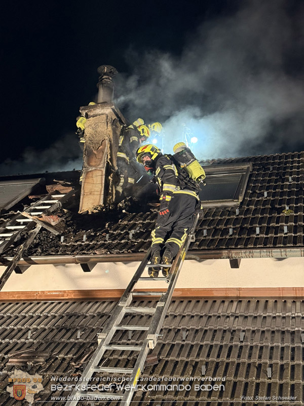 20260225_Wohnhausbrand in Siegenfeld - Familie kann sich ins Freie retten  Foto: Stefan Schneider FF Baden-Stadt