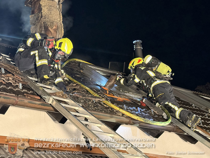 20260225_Wohnhausbrand in Siegenfeld - Familie kann sich ins Freie retten  Foto: Stefan Schneider FF Baden-Stadt
