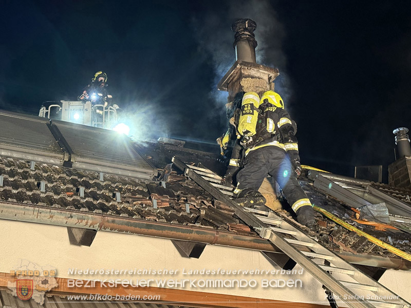 20260225_Wohnhausbrand in Siegenfeld - Familie kann sich ins Freie retten  Foto: Stefan Schneider FF Baden-Stadt