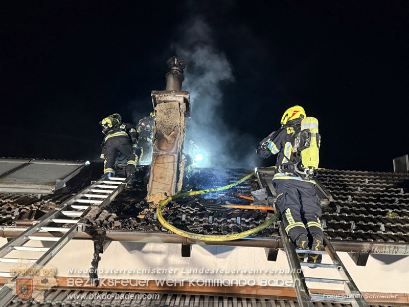 20260225_Wohnhausbrand in Siegenfeld - Familie kann sich ins Freie retten  Foto: Stefan Schneider FF Baden-Stadt