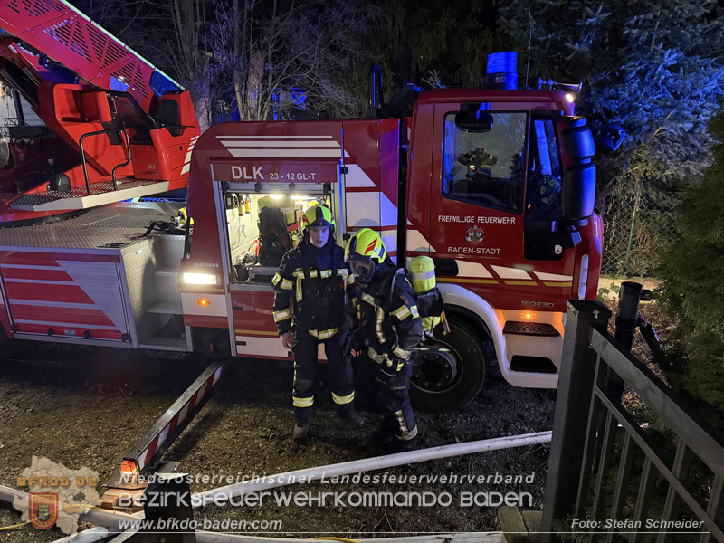 20260225_Wohnhausbrand in Siegenfeld - Familie kann sich ins Freie retten  Foto: Stefan Schneider FF Baden-Stadt
