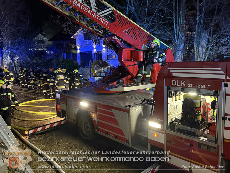 20260225_Wohnhausbrand in Siegenfeld - Familie kann sich ins Freie retten  Foto: Stefan Schneider FF Baden-Stadt