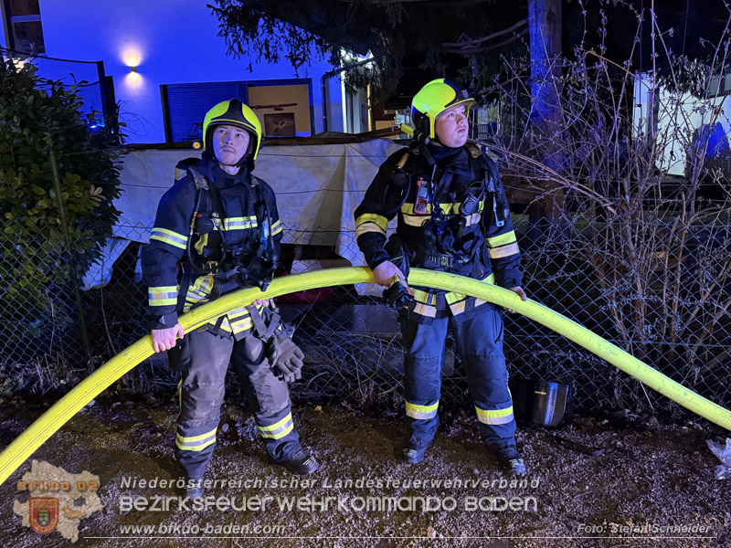 20260225_Wohnhausbrand in Siegenfeld - Familie kann sich ins Freie retten  Foto: Stefan Schneider FF Baden-Stadt