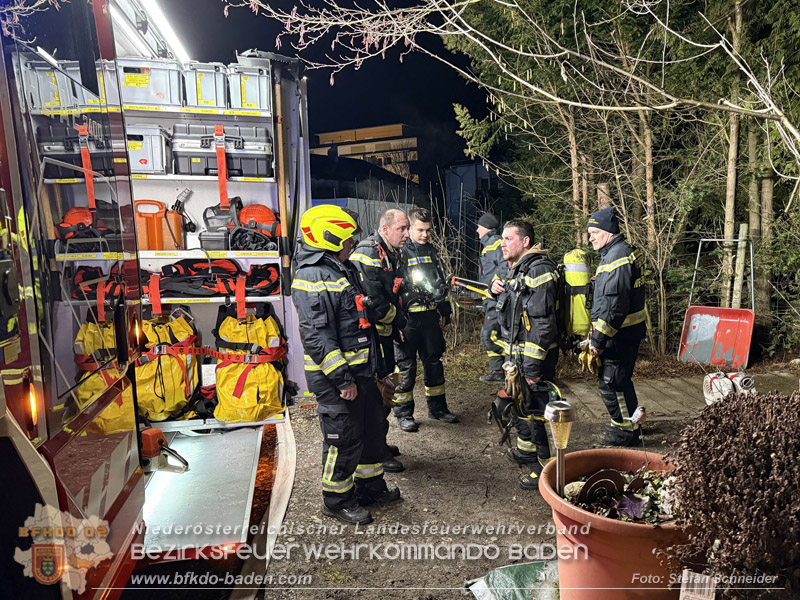 20260225_Wohnhausbrand in Siegenfeld - Familie kann sich ins Freie retten  Foto: Stefan Schneider FF Baden-Stadt