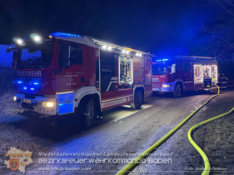 20260225_Wohnhausbrand in Siegenfeld - Familie kann sich ins Freie retten  Foto: Stefan Schneider FF Baden-Stadt