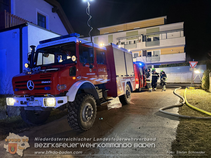 20260225_Wohnhausbrand in Siegenfeld - Familie kann sich ins Freie retten  Foto: Stefan Schneider FF Baden-Stadt