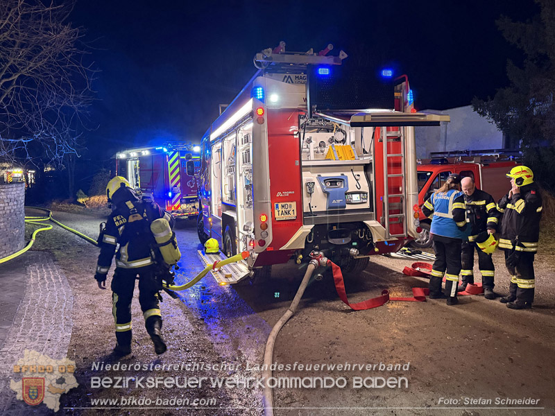 20260225_Wohnhausbrand in Siegenfeld - Familie kann sich ins Freie retten  Foto: Stefan Schneider FF Baden-Stadt