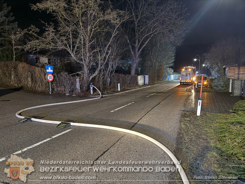 20260225_Wohnhausbrand in Siegenfeld - Familie kann sich ins Freie retten Foto: Stefan Schneider FF Baden-Stadt
