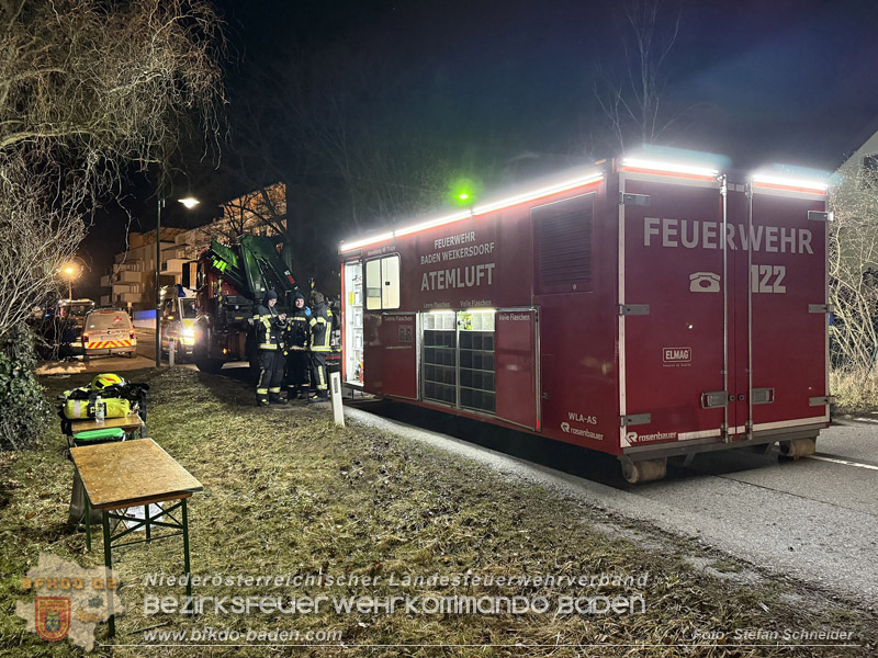 20260225_Wohnhausbrand in Siegenfeld - Familie kann sich ins Freie retten Foto: Stefan Schneider FF Baden-Stadt