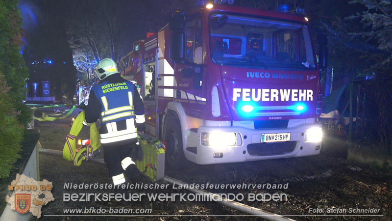 20260225_Wohnhausbrand in Siegenfeld - Familie kann sich ins Freie retten Foto: Stefan Schneider FF Baden-Stadt 20260225_Wohnhausbrand in Siegenfeld - Familie kann sich ins Freie retten Foto: Stefan Schneider FF Baden-Stadt