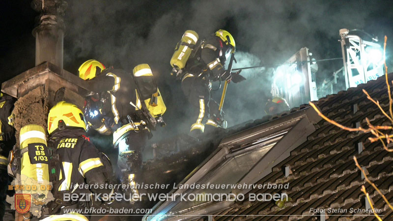 20260225_Wohnhausbrand in Siegenfeld - Familie kann sich ins Freie retten Foto: Stefan Schneider FF Baden-Stadt