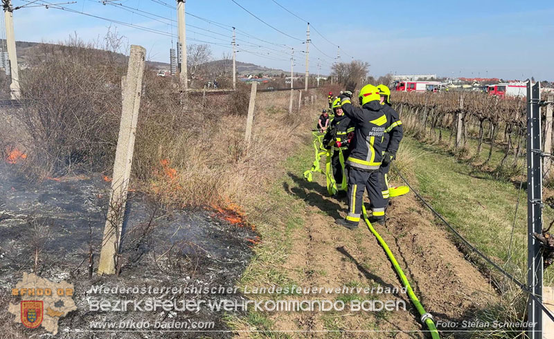 20260308_Brand neben der S�dbahnstrecke Foto: Stefan Schneider BFKDO BADEN