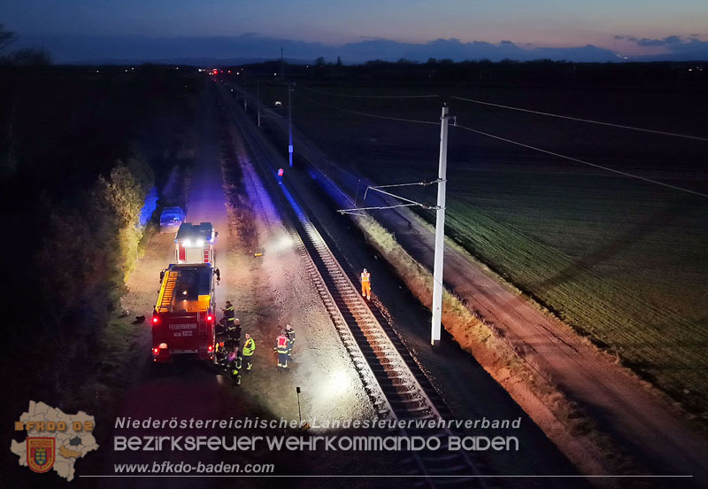 20260313_Schadstoffeinsatz auf &Ouml;BB Bahnstrecke Gramatneusiedler-Ast