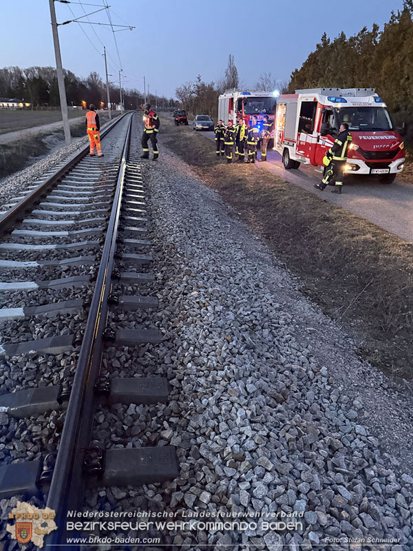 20260313_Schadstoffeinsatz auf &Ouml;BB Bahnstrecke Gramatneusiedler-Ast