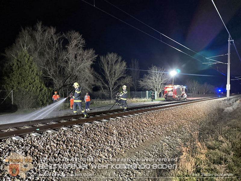 20260313_Schadstoffeinsatz auf &Ouml;BB Bahnstrecke Gramatneusiedler-Ast