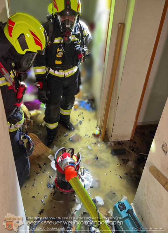 20260321_Kellerbrand in Baden ausgel�st durch eine Verpuffung Foto: Stefan Schneider BFKDO BADEN
