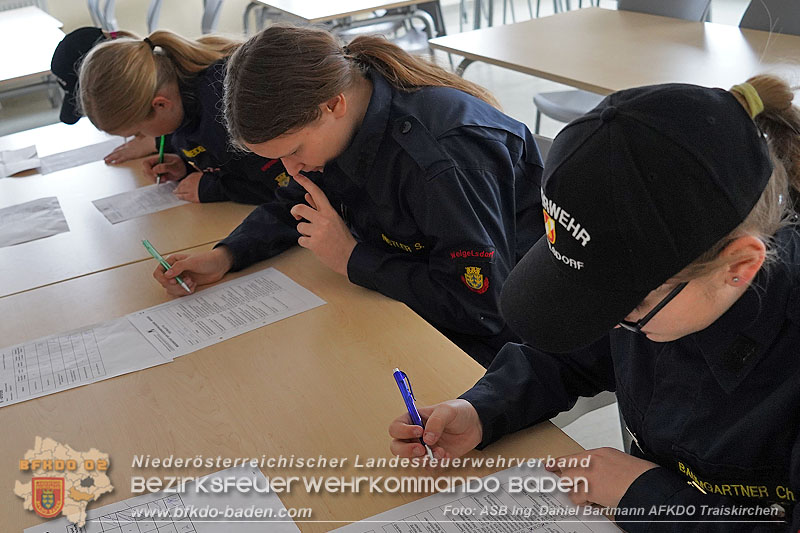 20260321_Wissenstest der Feuerwehrjugend Bezirk BADEN in Tribuswinkel  Foto: ASB �A Daniel Bartmann AFKDO Traiskirchen