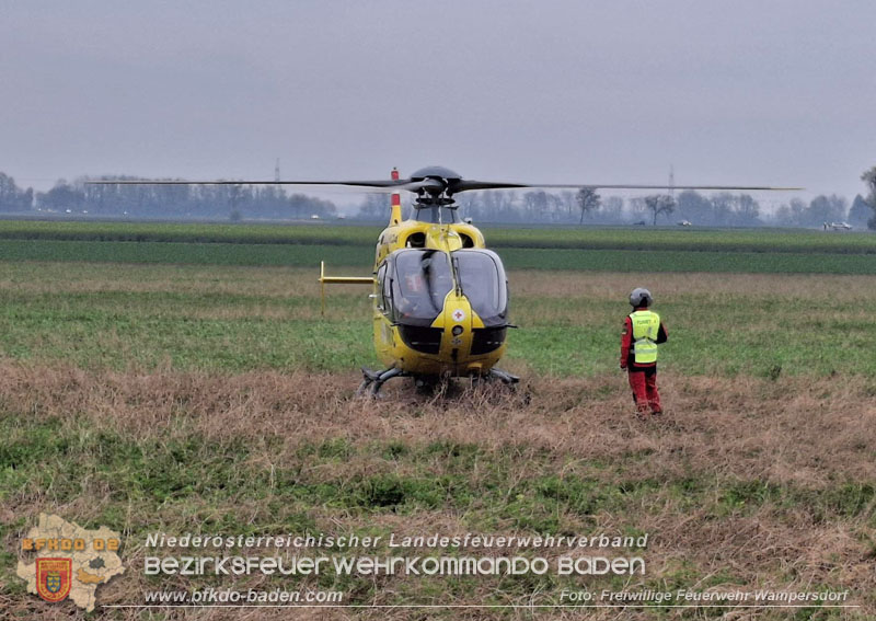 20260410_Alarmstufe T3 ausgelöst wegen Verkehrsunfall auf der L157 bei Pottendorf 20260410_Alarmstufe T3 ausgelöst wegen Verkehrsunfall auf der L157 bei Pottendorf
