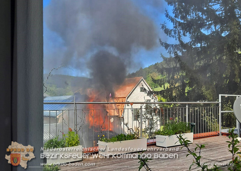 20260502_Brand in Weissenbach a.d.Triesting  Foto: Reini F&uuml;rnwein Privat zVg