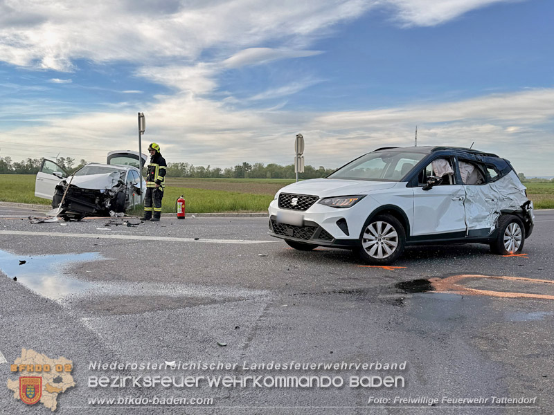 20260505_Verkehrsunfall mit drei Fahrzeugen auf der L157 bei Tattendorf Foto: Rene�Hofmann / FF Tattendorf