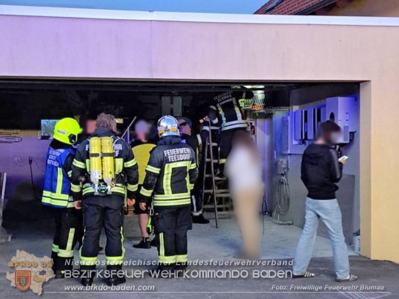20260505_Brand in einer Garage in Blumau-Neurisshof  Foto: FF Blumau