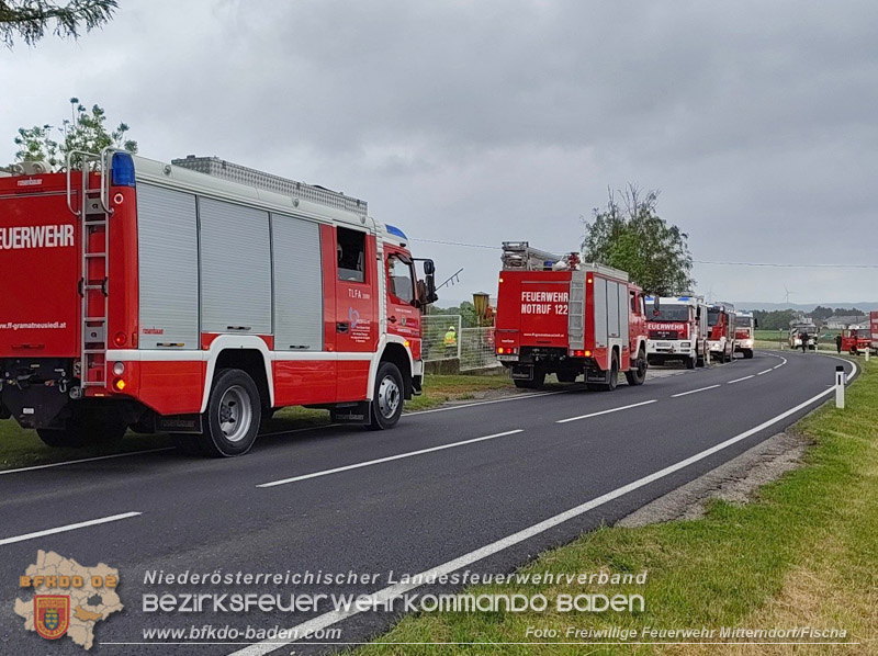 20260516_K�chenbrand in geschlossener Gastst�tte in Reisenberg  Foto: FF Mitterndorf/Fischa