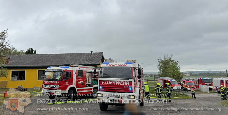 20260516_K�chenbrand in geschlossener Gastst�tte in Reisenberg  Foto: FF Reisenberg