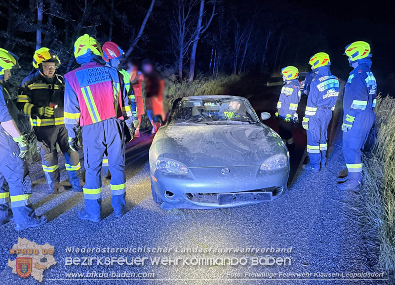 20260526_Fahrzeugbergung auf der L127 bei Klausen-Leopolsdorf  Foto: FF Klausen-Leopolsdorf