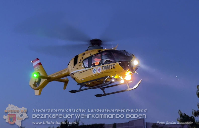 20260529_Verkehrsunfall mit Fahrzeugbrand auf der A2 Auffahrt Kottingbrunn Foto: Stefan Schneider BFKDO BADEN