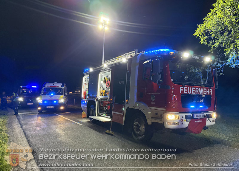 20260613_Tragischer Verkehrsunfall auf der L4024 Aigen Foto: Stefan Schneider BFKDO BADEN